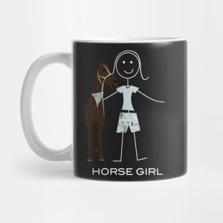 Funny Womens Horsewoman Design Mug
